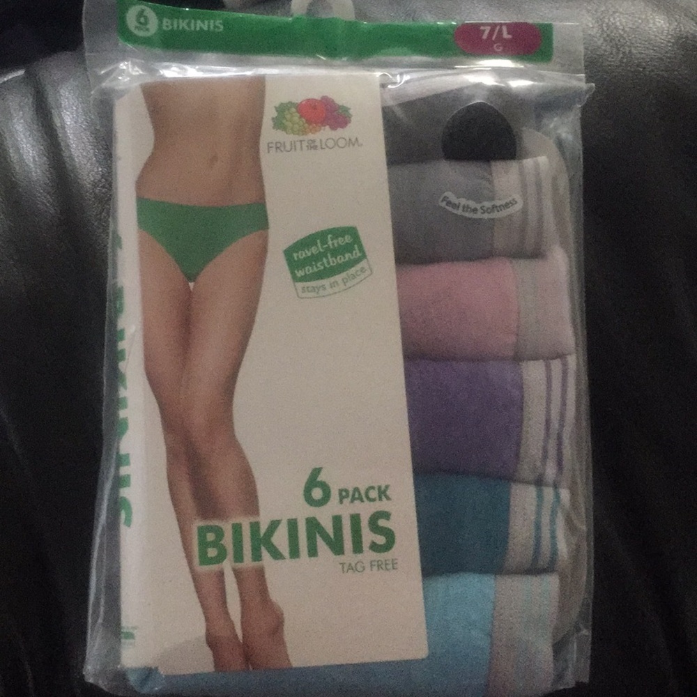 6 bikini undies